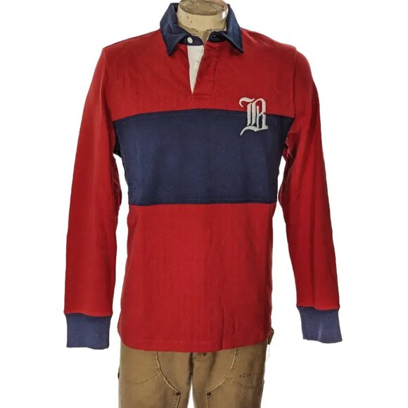 Brooks Brothers Cotton Quilted Logo Rugby Shirt NWT $148 - Picture 1 of 5